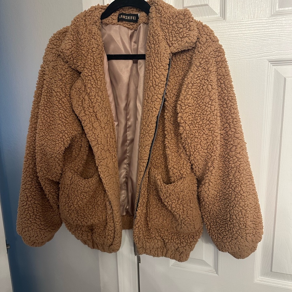 Tan Shearling Jacket